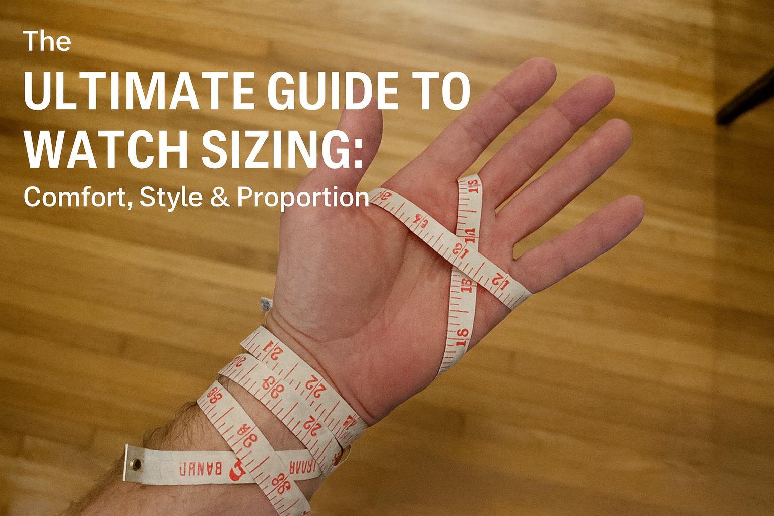 The Ultimate Guide to Watch Sizing: Comfort, Style & Proportion