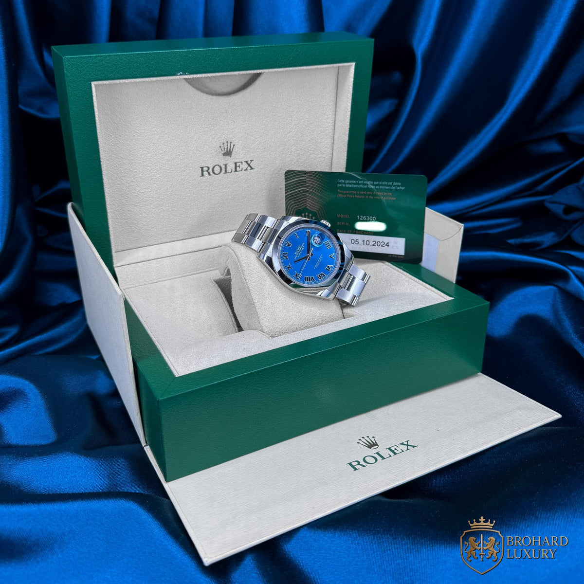 Rolex Datejust 41mm - Blue Roman Dial on Oyster Bracelet