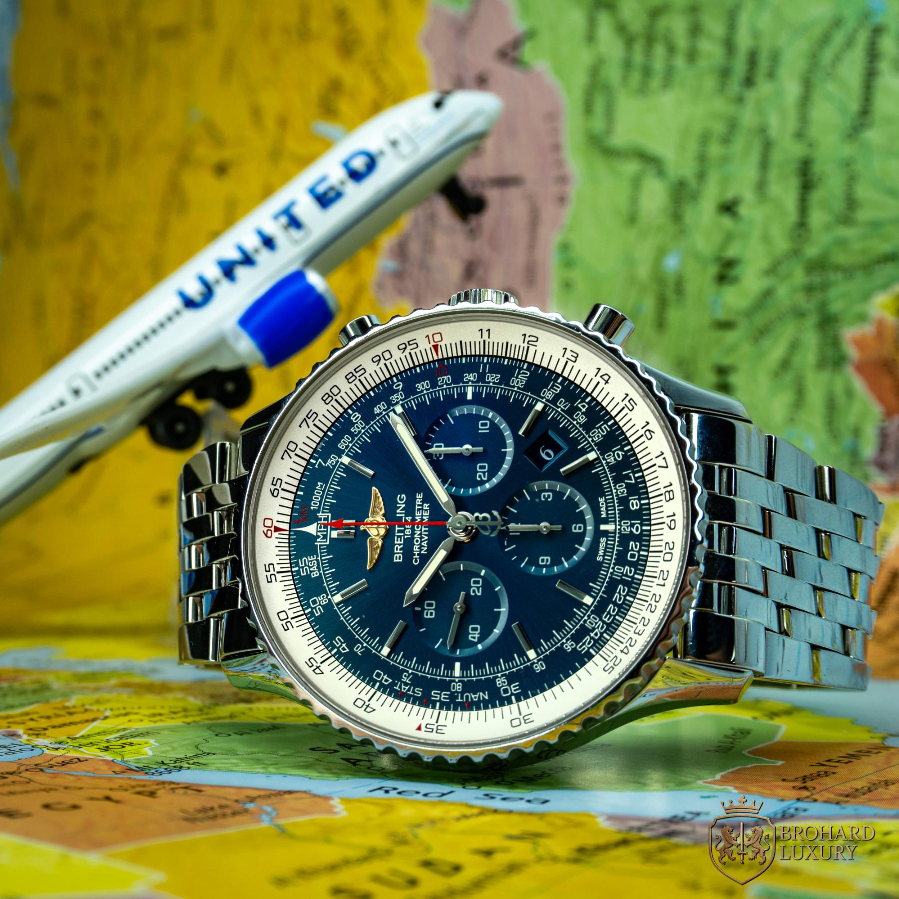 Breitling Navitimer 46mm - Aurora Blue - AB012721/C889