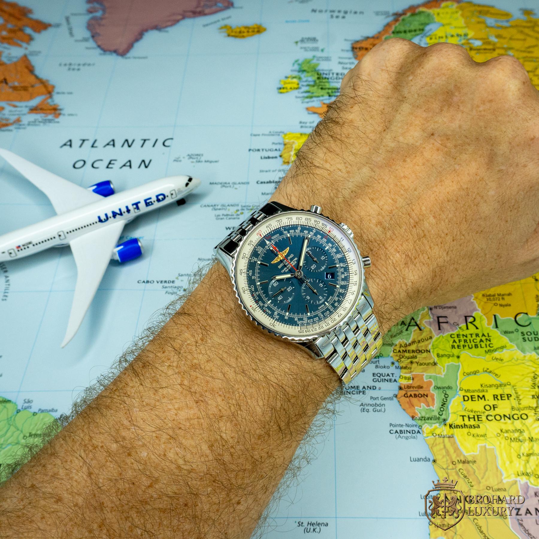 Breitling Navitimer 46mm - Aurora Blue - AB012721/C889