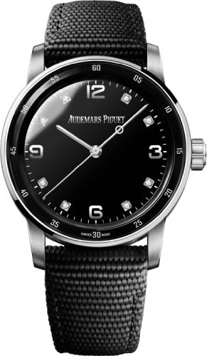 Audemars Piguet Code 11.59 Selfwinding 41mm White Gold Black Arabic/Diamond Dial - 15210BC.OO.A002KB.02