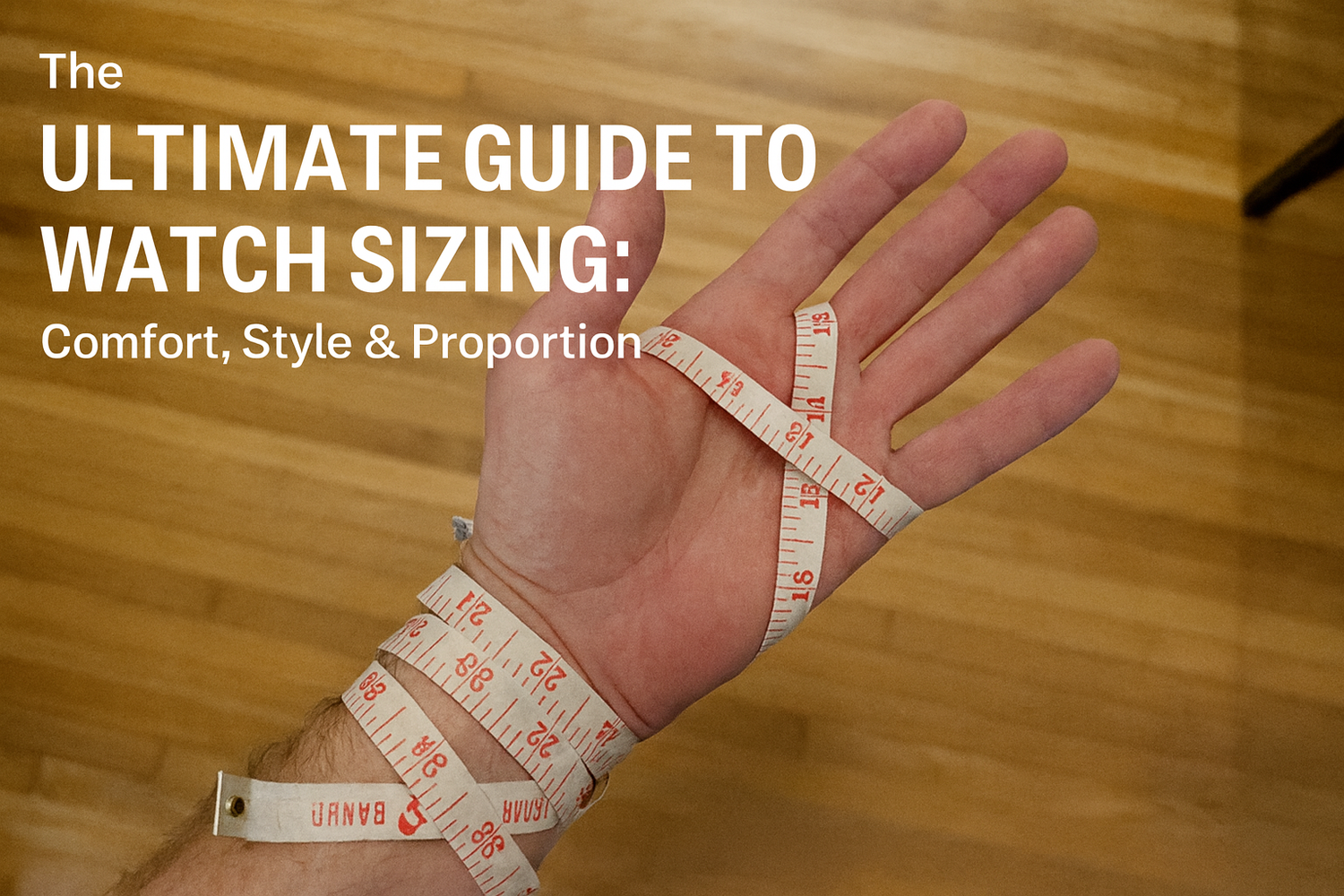 The Ultimate Guide to Watch Sizing: Comfort, Style &amp; Proportion