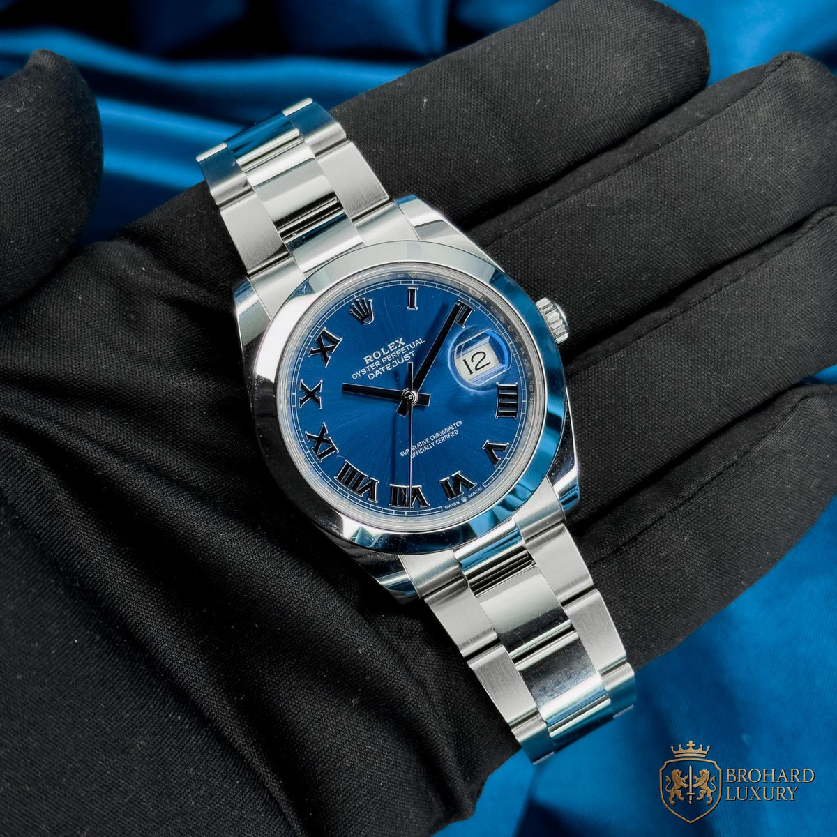Rolex Datejust 41mm - Blue Roman Dial on Oyster Bracelet