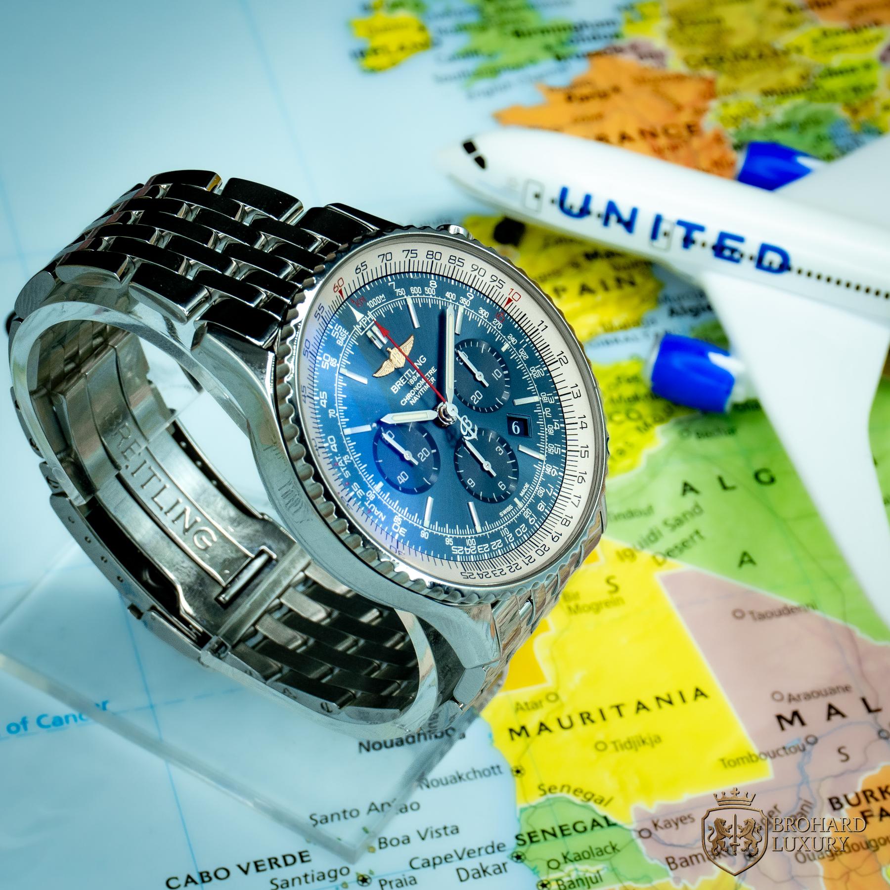 Breitling Navitimer 46mm - Aurora Blue - AB012721/C889