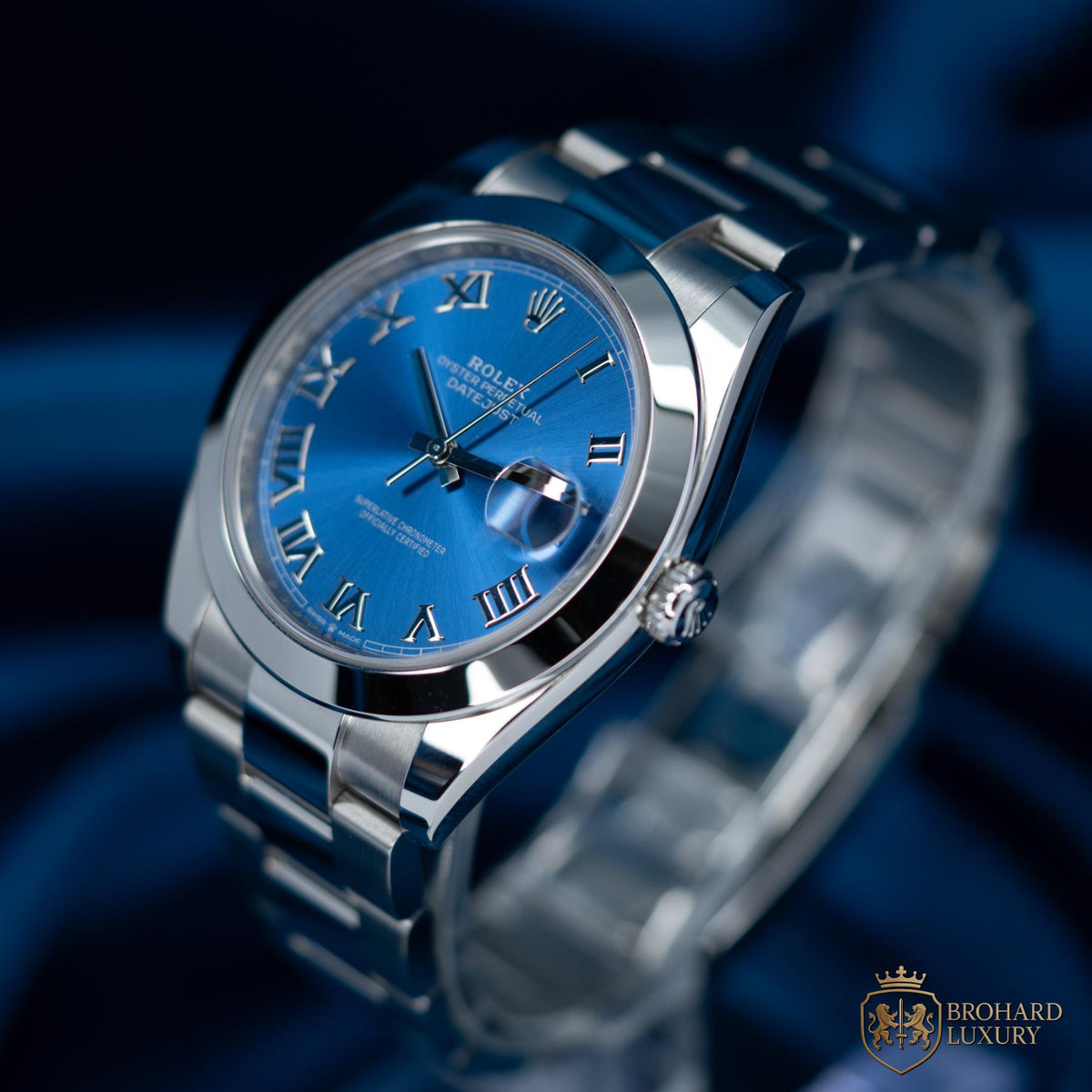 Rolex Datejust 41mm - Blue Roman Dial on Oyster Bracelet