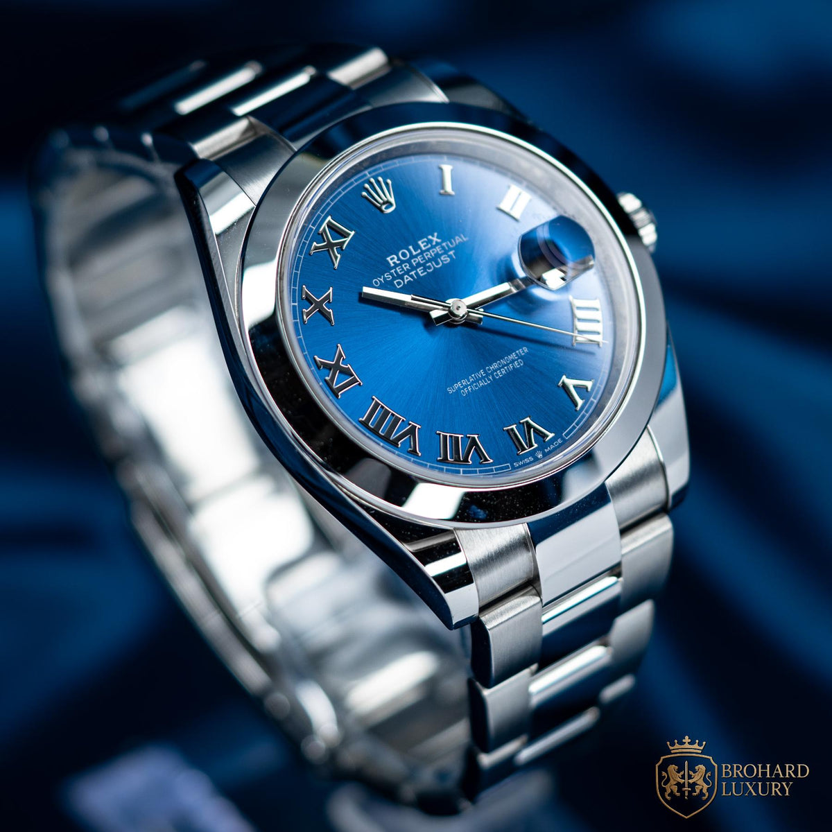 Rolex Datejust 41mm - Blue Roman Dial on Oyster Bracelet