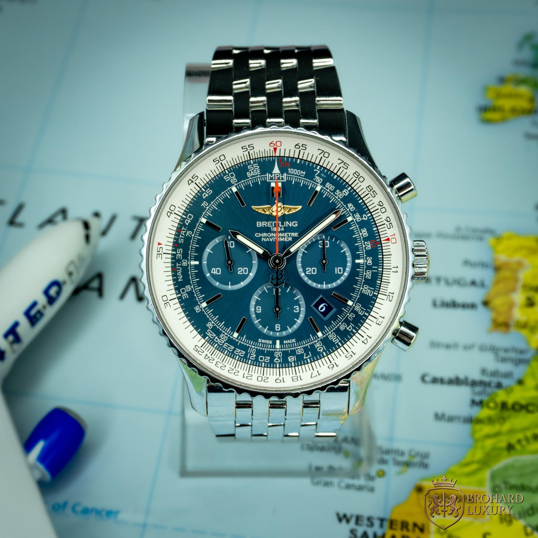 Breitling Navitimer 46mm - Aurora Blue - AB012721/C889