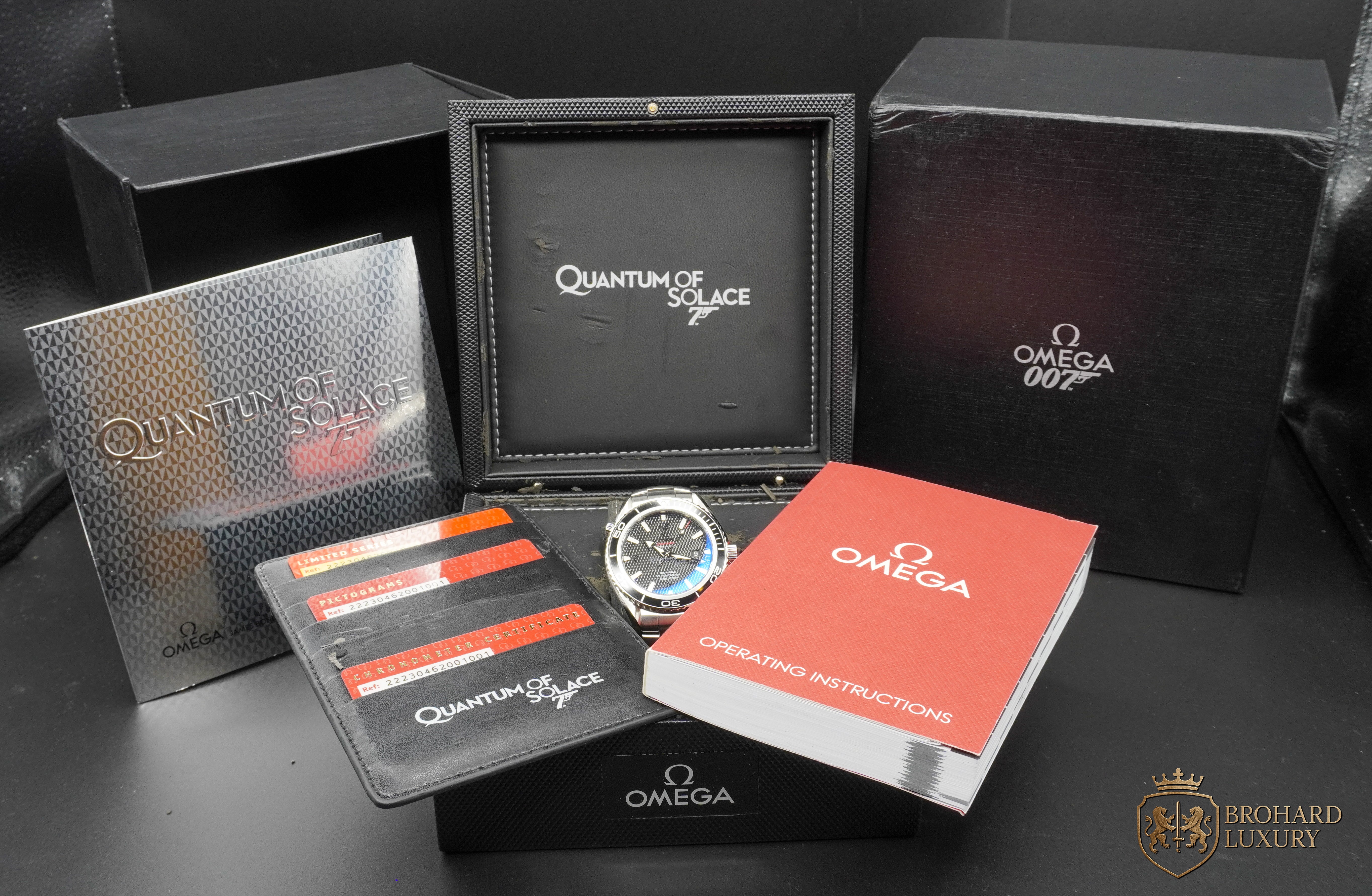 Omega Seamaster Planet Ocean 600M “Quantum of Solace” Limited Edition – Ref. 222.30.46.20.01.001