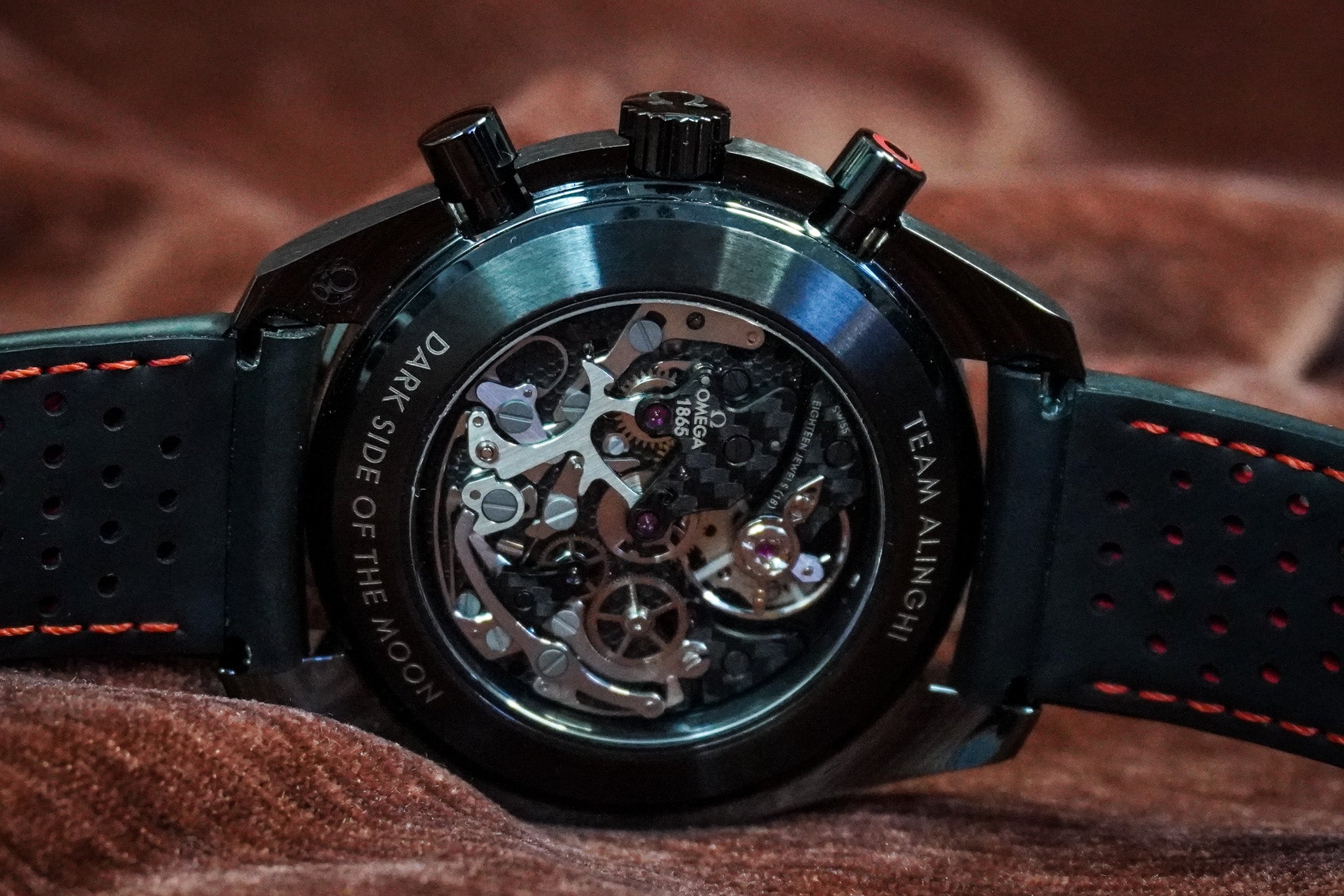 Omega Speedmaster Dark Side of The Moon Team Alinghi