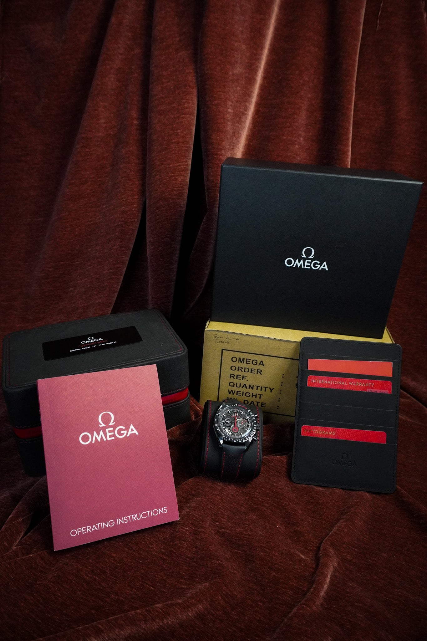 Omega Speedmaster Dark Side of The Moon Team Alinghi