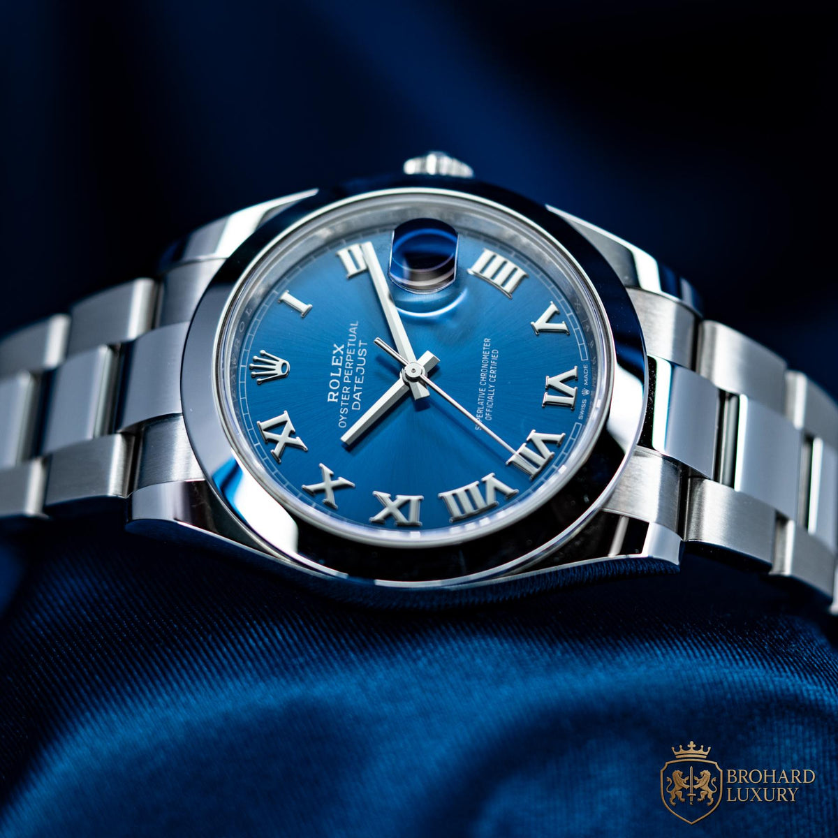 Rolex Datejust 41mm - Blue Roman Dial on Oyster Bracelet