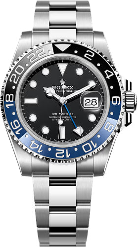 Rolex GMT-Master II 40mm Black Dial Oyster Bracelet "Batman" 126710BLNR