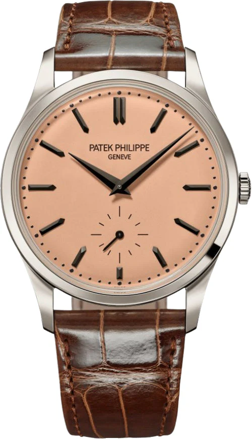 Patek Philippe Calatrava Platinum 38mm Platinum Manual Winding Salmon Dial - 6196P-001 - 2025
