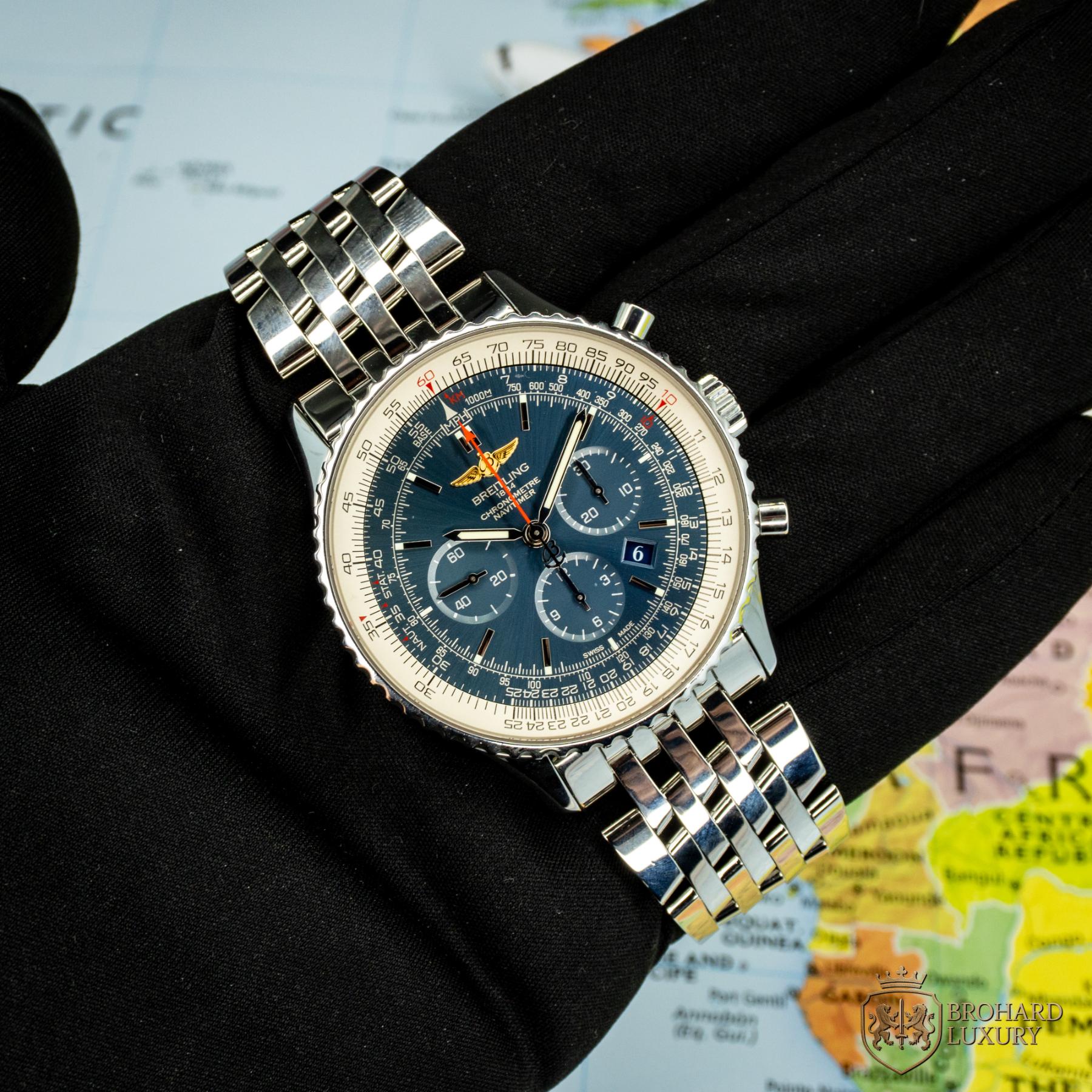 Breitling Navitimer 46mm - Aurora Blue - AB012721/C889